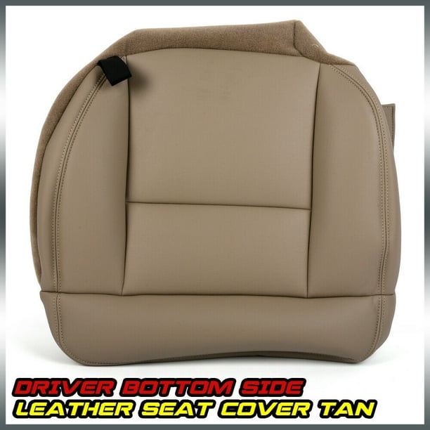 2006-2008 Lincoln Mark LT Driver & Passenger Bottoms Leather Seat Cover In TAN